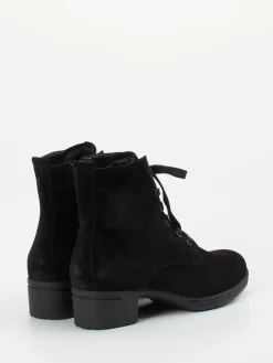 Damen Hartjes – Schnür-Boots aus Veloursleder