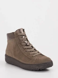 – Schnürboots aus Veloursleder taupe*Hartjes Hot