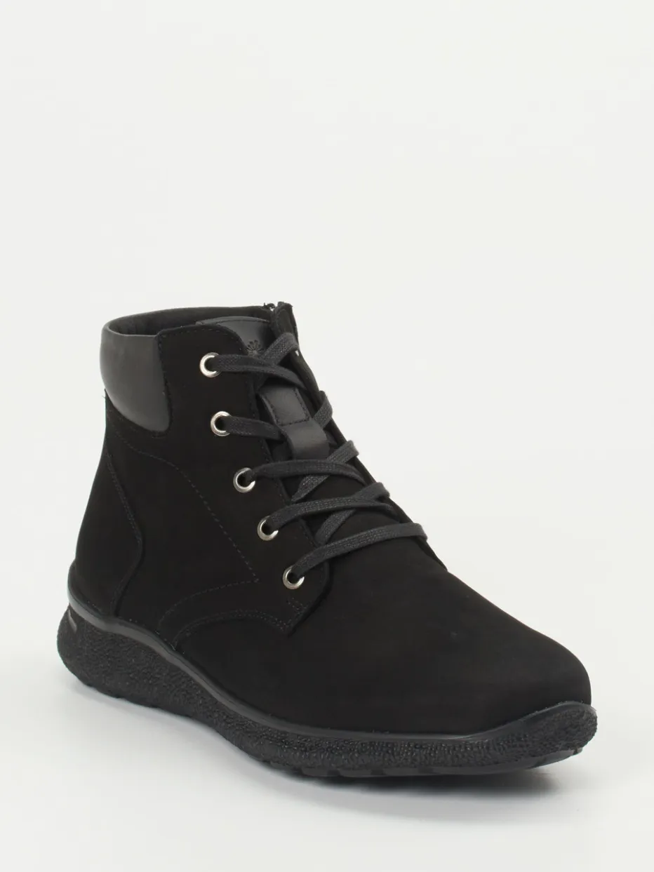 Damen Hartjes – Schnürstiefelette aus Nubukleder