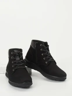 Damen Hartjes – Schnürstiefelette aus Nubukleder