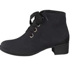 – Schnürstiefeletten aus Nubukleder Dunkel*Hartjes Outlet