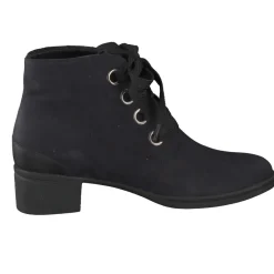 – Schnürstiefeletten aus Nubukleder Dunkel*Hartjes Outlet