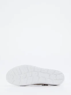 Damen Hartjes – Sneaker aus geprägtem Leder Champagner