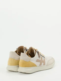 Damen Hartjes – Sneaker aus Kalbleder in Soft-Neutrals