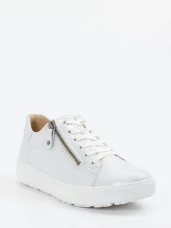 – Sneaker aus Metallicleder perlmuttweiß*Hartjes Clearance