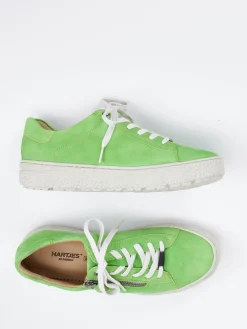 Damen Hartjes – Sneaker aus Veloursleder in Apfel