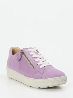 Damen Hartjes – Sneaker aus Veloursleder in Flieder