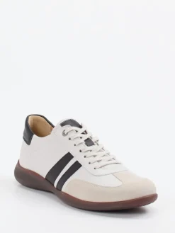 – Sneaker aus Velours- und Glattleder Offwhite*Hartjes