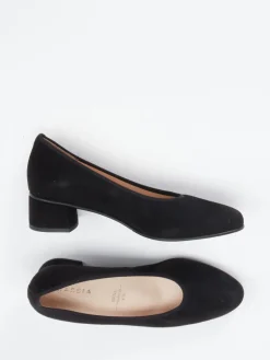 Damen Hassia – Blockabsatz-Pumps aus Veloursleder