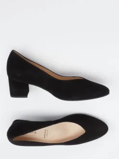 Damen Hassia – Blockabsatz-Pumps aus Veloursleder