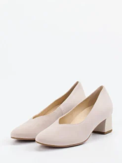 Damen Hassia – Blockabsatz-Pumps aus Veloursleder