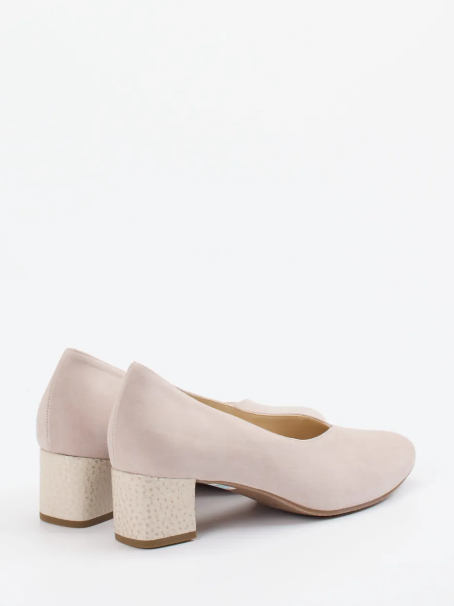 Damen Hassia – Blockabsatz-Pumps aus Veloursleder