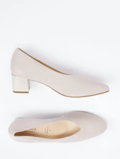 Damen Hassia – Blockabsatz-Pumps aus Veloursleder