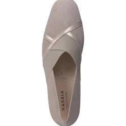 Damen Hassia – Komfortpumps aus Veloursleder