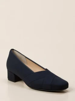 Damen Hassia – Komfort-Pumps aus Textil in Dunkel