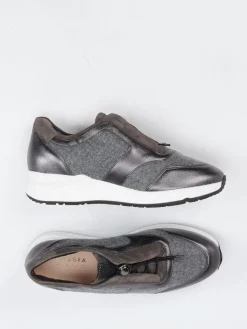 Damen Hassia – Komfort-Sneaker aus Metallicleder