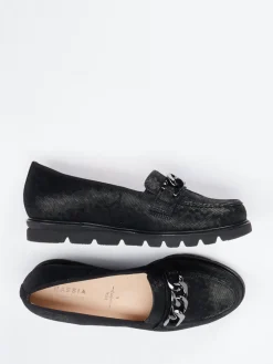 Damen Hassia – Loafer aus geprägtem Leder