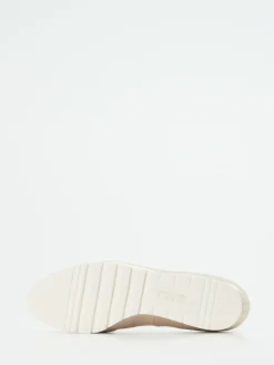 – Loafer aus Metallicleder Champagner-*Hassia