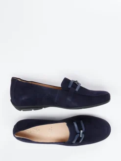 Damen Hassia – Loafer aus Veloursleder marine