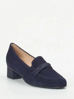 – Loafer aus Veloursleder Dunkel*Hassia