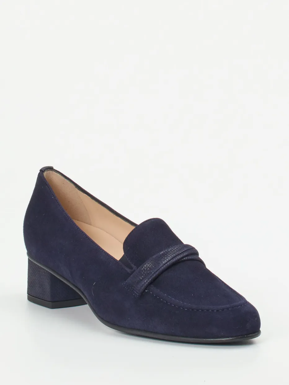 – Loafer aus Veloursleder Dunkel*Hassia