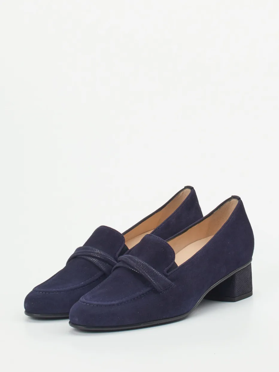 – Loafer aus Veloursleder Dunkel*Hassia