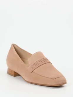Damen Hassia – Loafer aus Veloursleder in Rosé