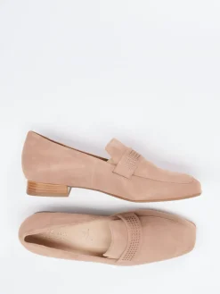 Damen Hassia – Loafer aus Veloursleder in Rosé