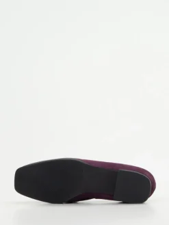 Damen Hassia – Loafer aus Veloursleder in Pflaume