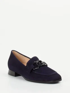 – Loafer aus Veloursleder in Dunkel*Hassia Online