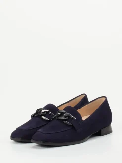– Loafer aus Veloursleder in Dunkel*Hassia Online