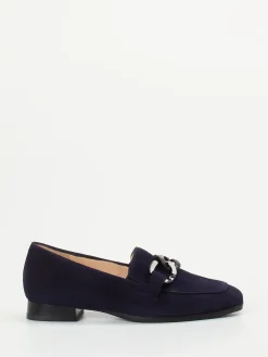 – Loafer aus Veloursleder in Dunkel*Hassia Online