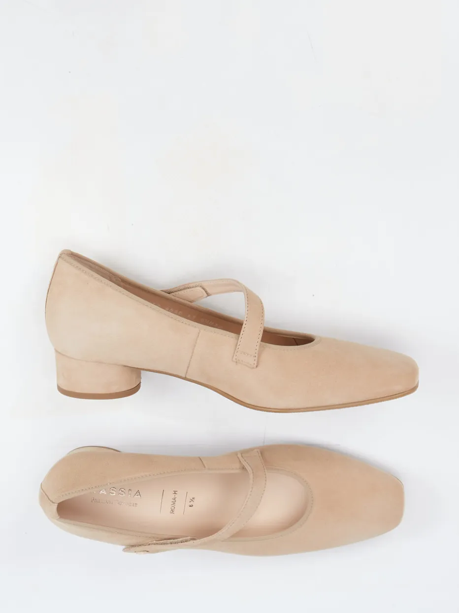 – Mary-Jane-Pumps aus Veloursleder*Hassia Outlet