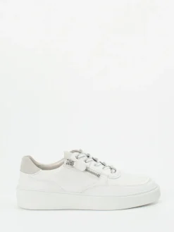 Damen Hassia – Plateau-Sneaker aus Kalbleder in Offwhite