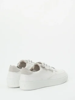 Damen Hassia – Plateau-Sneaker aus Kalbleder in Offwhite