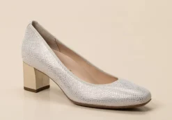 Damen Hassia – Pumps aus geprägtem Leder in