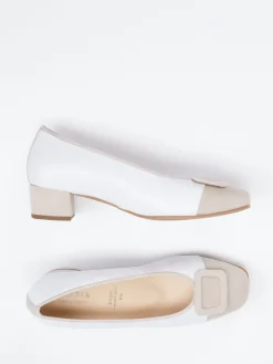 – Pumps aus Velourleder und Glattleder*Hassia Outlet