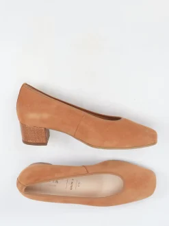 – Pumps aus Veloursleder cognacfarben*Hassia Clearance