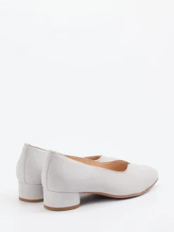 Damen Hassia – Pumps aus Veloursleder in Hell