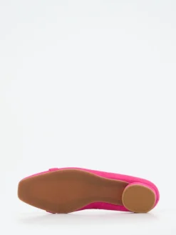 Damen Hassia – Pumps aus Veloursleder in Fuchsia