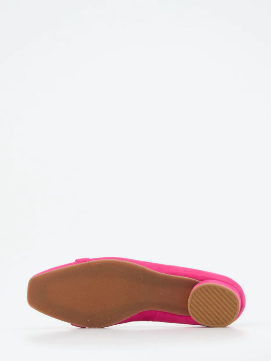 Damen Hassia – Pumps aus Veloursleder in Fuchsia