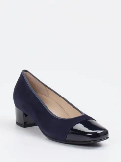 Damen Hassia – Pumps aus Veloursleder und Lack in