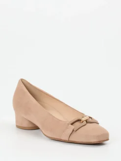 – Pumps aus Veloursleder in Sand*Hassia Discount