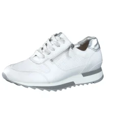 Damen Hassia – Sneaker aus Kalbleder mit Metallic-Ferse