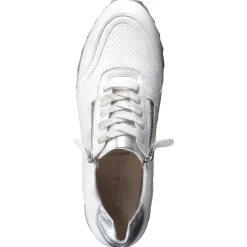 Damen Hassia – Sneaker aus Kalbleder mit Metallic-Ferse