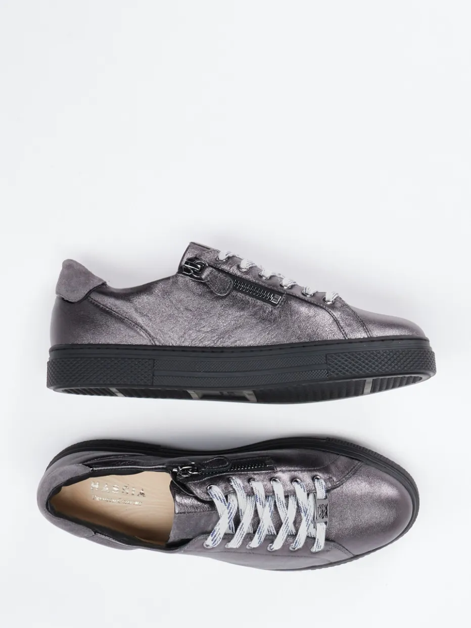 – Sneaker aus Metallicleder in Anthrazit*Hassia Best