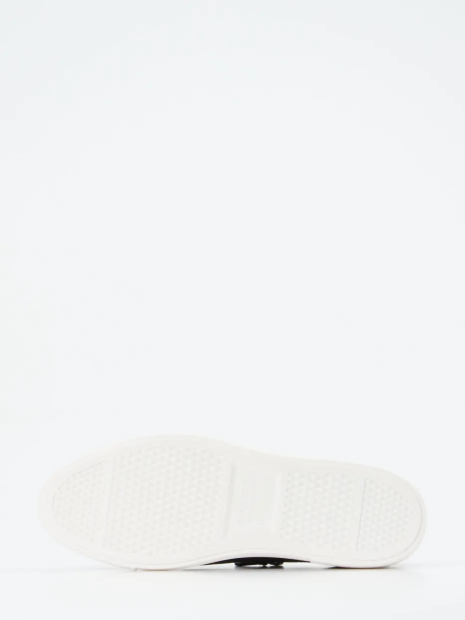 Damen Hassia – Sneaker aus Metallicleder in Dunkel