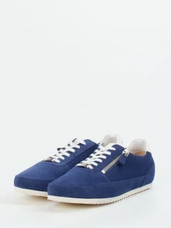 – Sneaker aus Veloursleder in Kobalt*Hassia Online