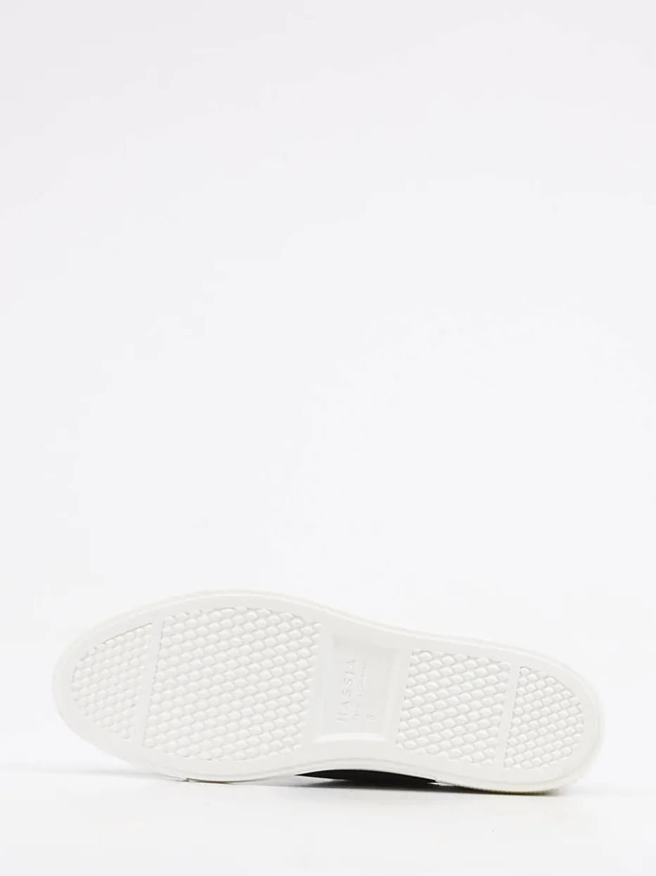 Damen Hassia – Sneaker aus Veloursleder und Mesh dunkel