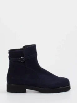 Damen Hassia – Stiefeletten aus Veloursleder Dunkel